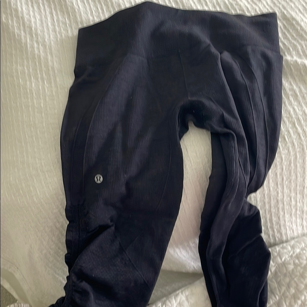 Lululemon Athletica Black Pants Matte Finish